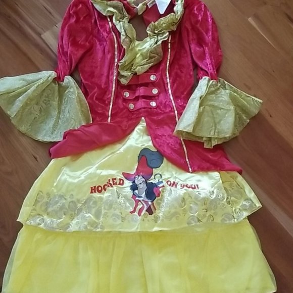 Captain Hook Women's VTG Peter Pan Complete Costume Set Small 4-6 RARE NEW!! - Picture 8 of 14
